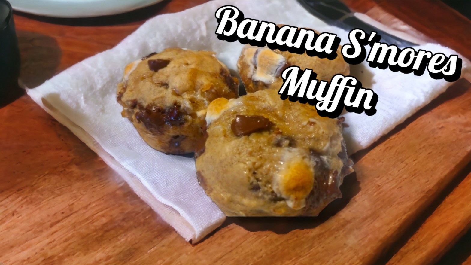 How to Make Banana S’mores Muffin