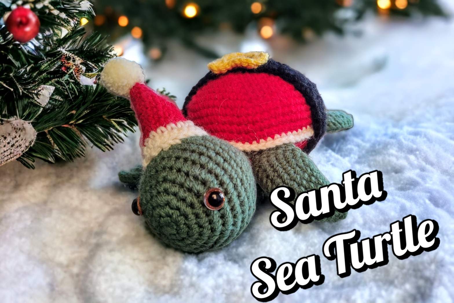 How to Make a Santa Sea Turtle